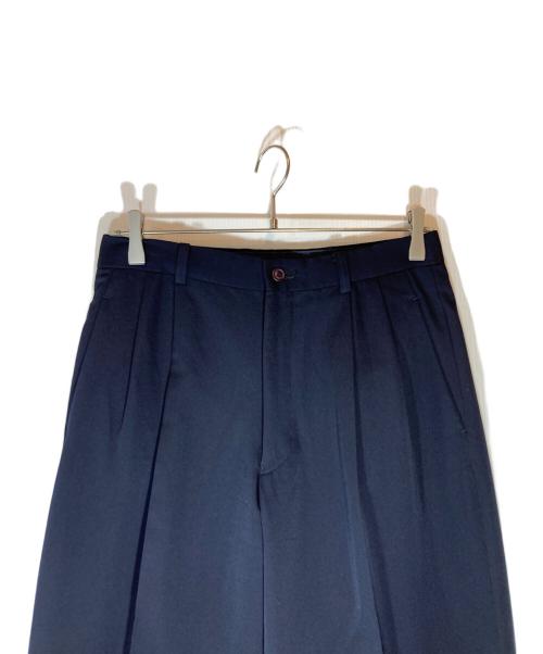 ISSEY MIYAKE MEN（イッセイミヤケメン）ISSEY MIYAKE MEN (イッセイミヤケメン) タックスラックス ネイビー サイズ:Lの古着・服飾アイテム