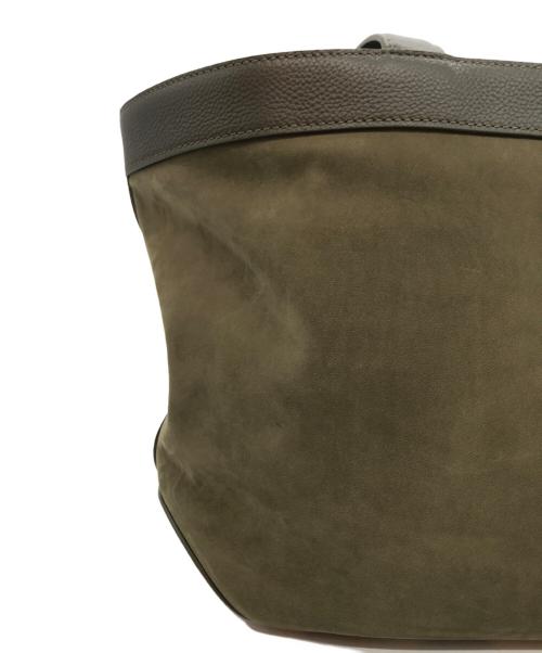 J&M DAVIDSON（ジェイ＆エム デヴィッドソン）J&M DAVIDSON (ジェイ＆エム デヴィッドソン) VOYAGE TOTE M オリーブの古着・服飾アイテム
