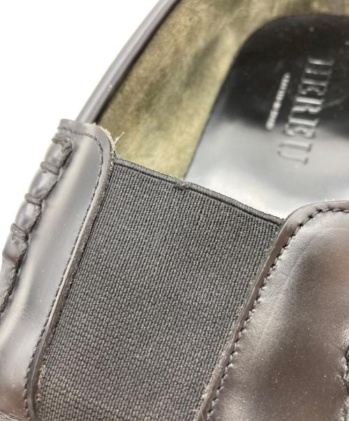 HEREU（ヘリュー）HEREU (ヘリュー) スリッポンローファー ブラック サイズ:SIZE 41の古着・服飾アイテム