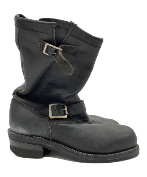 CHIPPEWA（チペワ）CHIPPEWA (チペワ) エンジニアブーツ ブラック サイズ:７Dの古着・服飾アイテム