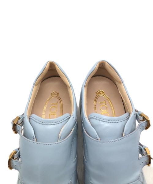 TOD'S（トッズ）TOD'S (トッズ) ダブルモンクスニーカー ブルー サイズ:38の古着・服飾アイテム