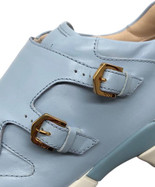 TOD'S（トッズ）TOD'S (トッズ) ダブルモンクスニーカー ブルー サイズ:38の古着・服飾アイテム