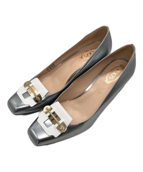 TOD'S（トッズ）TOD'S (トッズ) シューズ シルバー サイズ:37 1/2の古着・服飾アイテム