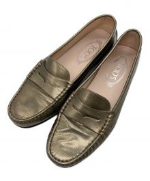 TOD'S（トッズ）の古着「ドライビングシューズ」｜ブラウン
