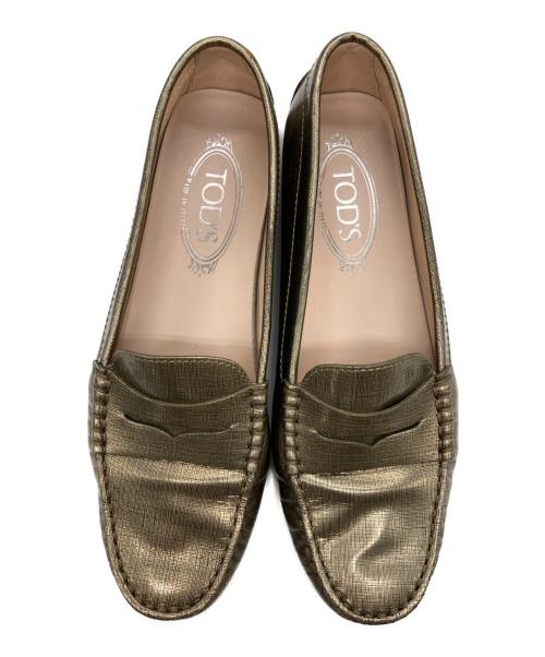 TOD'S（トッズ）TOD'S (トッズ) ドライビングシューズ ブラウン サイズ:37.5の古着・服飾アイテム