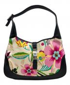 GUCCIグッチ）の古着「フローラワンショルダーバッグ」｜ブラック