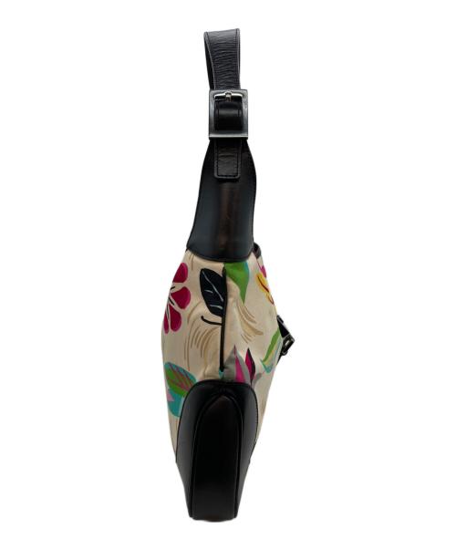 GUCCI（グッチ）GUCCI (グッチ) フローラワンショルダーバッグ ブラックの古着・服飾アイテム