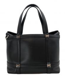 Salvatore Ferragamo（サルヴァトーレ フェラガモ）の古着「ヴァラハンドバッグ」｜ブラック