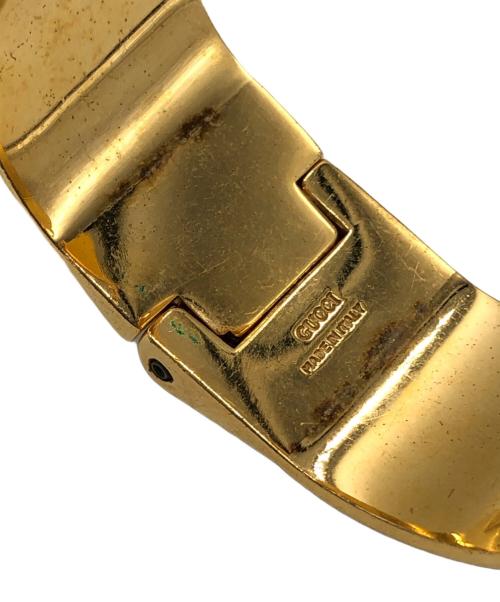 GUCCI（グッチ）GUCCI (グッチ) リザードゴールドバングル ゴールド サイズ:下記参照の古着・服飾アイテム