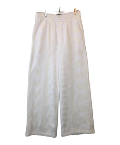 MARC JACOBS（マークジェイコブス）MARC JACOBS (マークジェイコブス) MONOGRAM OVERSIZED SWEATPANT ホワイト サイズ:Mの古着・服飾アイテム