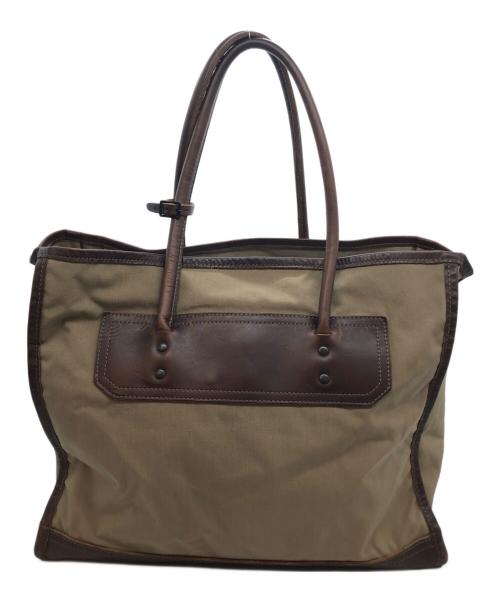 arts&crafts（アーツアンドクラフツ）ARTS&CRAFTS (アーツアンドクラフツ) CORDURA SPAN SQUARE TOTE ブラウンの古着・服飾アイテム