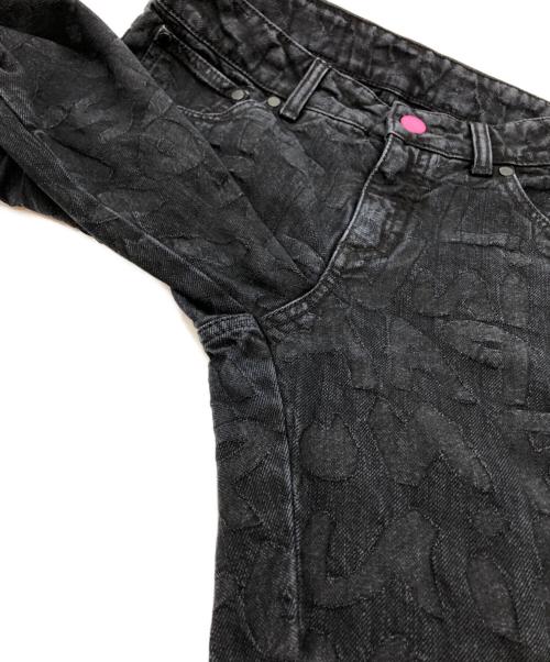 LOUIS VUITTON（ルイ ヴィトン）LOUIS VUITTON (ルイ ヴィトン) グラフィティ ロゴスキニーデニム ブラック サイズ:34の古着・服飾アイテム