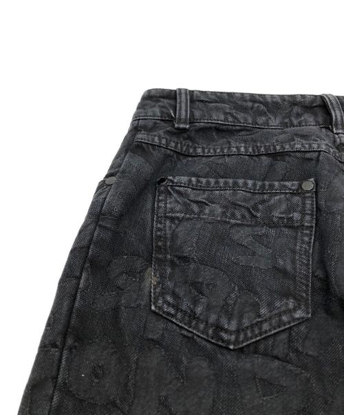 LOUIS VUITTON（ルイ ヴィトン）LOUIS VUITTON (ルイ ヴィトン) グラフィティ ロゴスキニーデニム ブラック サイズ:34の古着・服飾アイテム