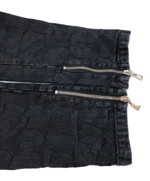 LOUIS VUITTON（ルイ ヴィトン）LOUIS VUITTON (ルイ ヴィトン) グラフィティ ロゴスキニーデニム ブラック サイズ:34の古着・服飾アイテム