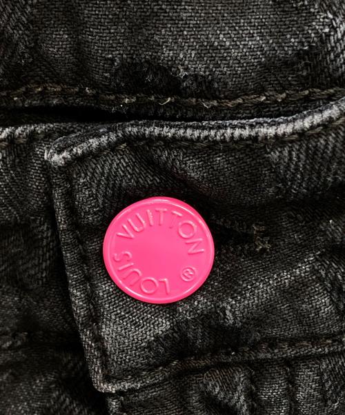 LOUIS VUITTON（ルイ ヴィトン）LOUIS VUITTON (ルイ ヴィトン) グラフィティ ロゴスキニーデニム ブラック サイズ:34の古着・服飾アイテム