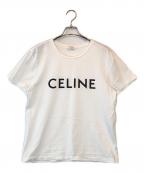 CELINEセリーヌ）の古着「ロゴカットソー」｜ホワイト