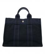 HERMESエルメス）の古着「トートバッグ」｜ネイビー
