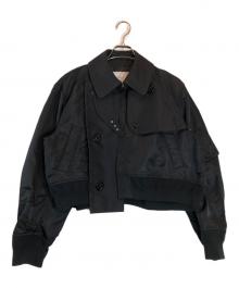 sacai（サカイ）の古着「ナイロンツイルドッキングジャケット」｜ブラック