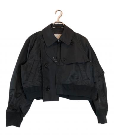 Sacai ナイロンツイルドッキングジャケット 中古・古着通販】sacai (サカイ) ナイロンツイルドッキングジャケット