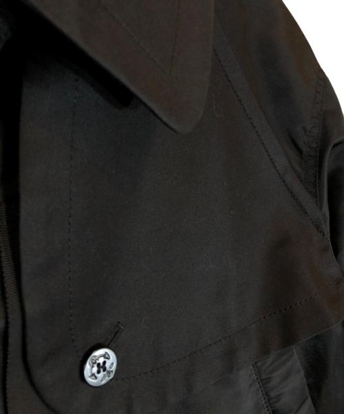 sacai（サカイ）sacai (サカイ) ナイロンツイルドッキングジャケット ブラック サイズ:4の古着・服飾アイテム