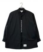 WTAPSダブルタップス）の古着「LS / CTPL BROADCLOTH シャツ」｜ブラック
