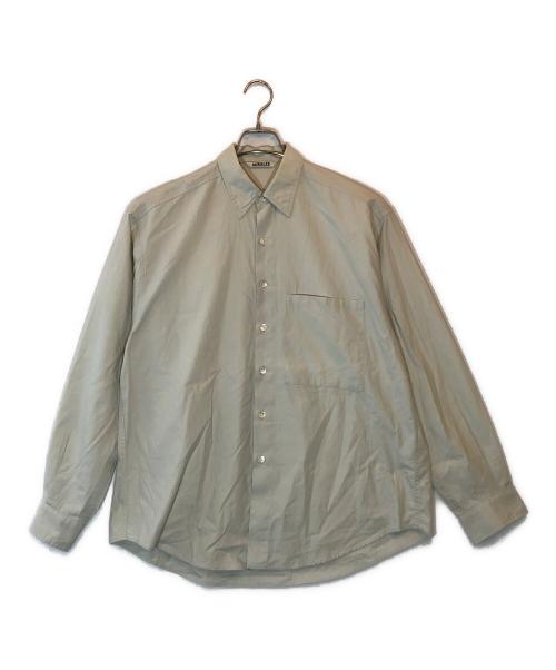 AURALEE（オーラリー）AURALEE (オーラリー) WASHED FINX TWILL BIG SHIRTS アイボリー サイズ:SIZE 3の古着・服飾アイテム