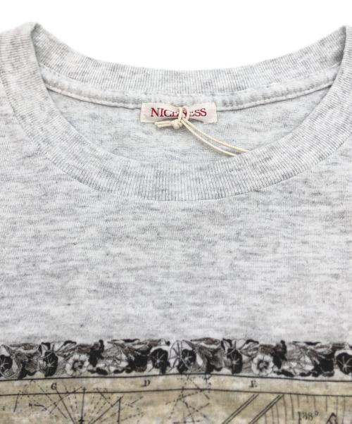 NICENESS（ナイスネス）NICENESS (ナイスネス) BERNARD TSUCHINOKOTシャツ グレー サイズ:S 未使用品の古着・服飾アイテム