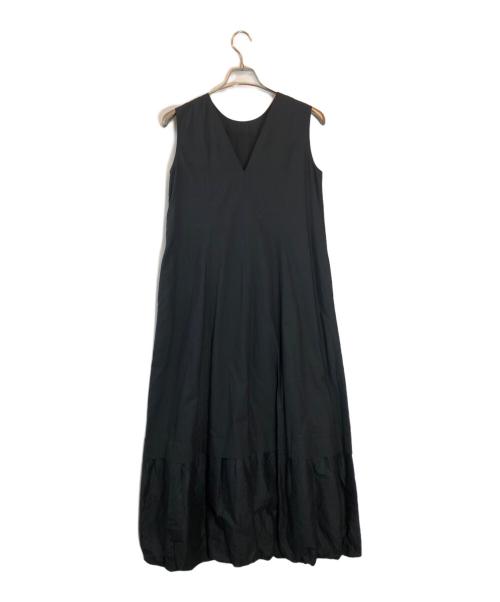 ne quittez pas（ヌキテパ）ne quittez pas (ヌキテパ) Cotton Organza & Poplin Sleeveless Balloon Dress ブラック サイズ:Mの古着・服飾アイテム
