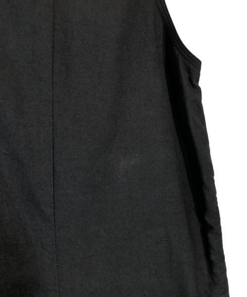 ne quittez pas（ヌキテパ）ne quittez pas (ヌキテパ) Cotton Organza & Poplin Sleeveless Balloon Dress ブラック サイズ:Mの古着・服飾アイテム