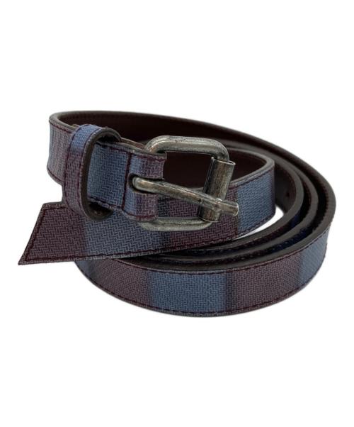 DRIES VAN NOTEN（ドリスヴァンノッテン）DRIES VAN NOTEN (ドリスヴァンノッテン) レザーベルト パープルの古着・服飾アイテム