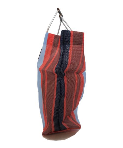 MARNI（マルニ）MARNI (マルニ) フラワーカフェトートバッグ ブルーの古着・服飾アイテム