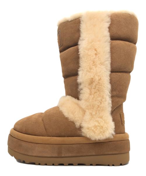 UGG（アグ）UGG (アグ) クラシック チラーピーク トールブーツ ベージュ サイズ:SIZE 22cmの古着・服飾アイテム