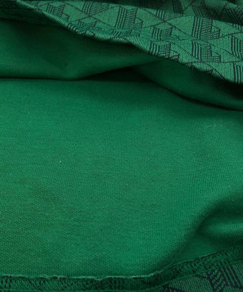 LACOSTE（ラコステ）LACOSTE (ラコステ) モノグラムジャカードポロシャツ グリーン サイズ:US Sの古着・服飾アイテム