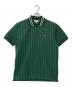 LACOSTE（ラコステ）の古着「モノグラムジャカードポロシャツ」｜グリーン