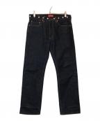 SUPREME×LEVI'Sシュプリーム×リーバイス）の古着「スタープリントセルビッチジーンズ」｜インディゴ