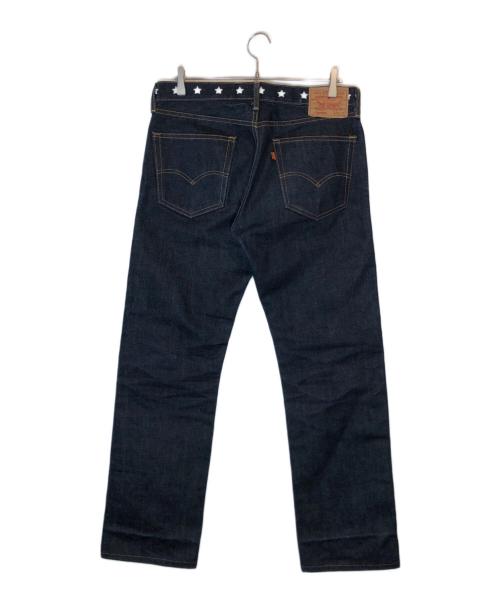 SUPREME（シュプリーム）SUPREME (シュプリーム) LEVI'S (リーバイス) スタープリントセルビッチジーンズ インディゴ サイズ:SIZE W32×L32の古着・服飾アイテム