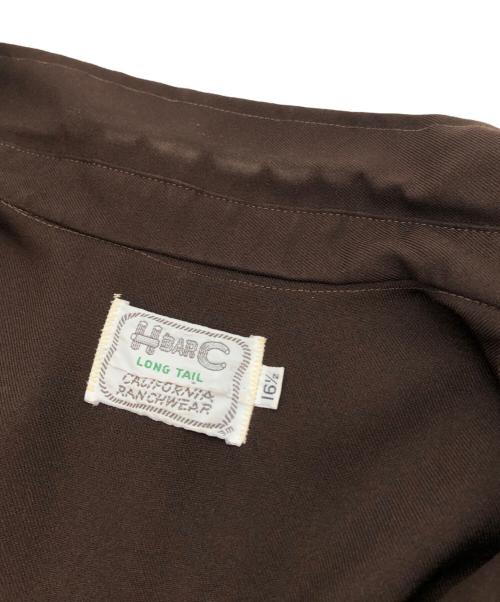 H BAR C（エイチバーシー）H BAR C (エイチバーシー) キャバルリーシャツ ブラウン サイズ:16 1/2の古着・服飾アイテム