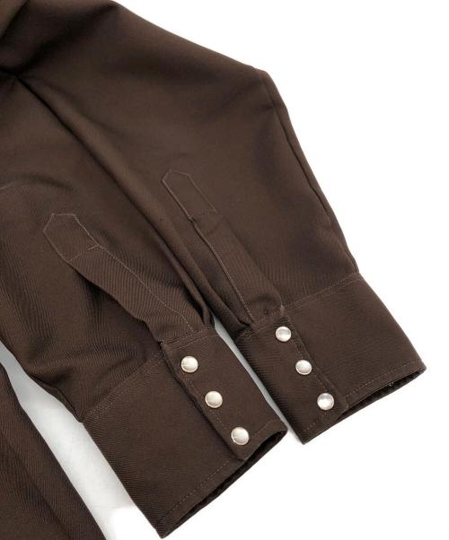 H BAR C（エイチバーシー）H BAR C (エイチバーシー) キャバルリーシャツ ブラウン サイズ:16 1/2の古着・服飾アイテム