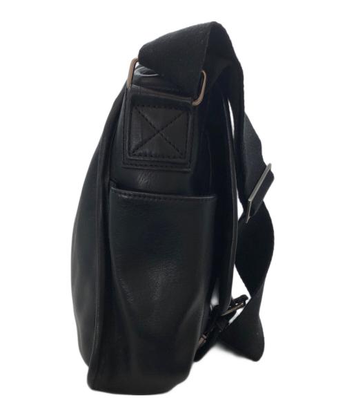 L.L.Bean（エルエルビーン）L.L.Bean (エルエルビーン) レザーメッセンジャーバッグ ブラックの古着・服飾アイテム