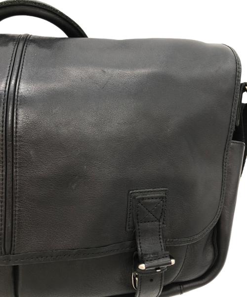 L.L.Bean（エルエルビーン）L.L.Bean (エルエルビーン) レザーメッセンジャーバッグ ブラックの古着・服飾アイテム