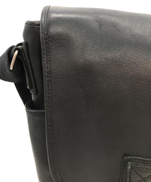 L.L.Bean（エルエルビーン）L.L.Bean (エルエルビーン) レザーメッセンジャーバッグ ブラックの古着・服飾アイテム