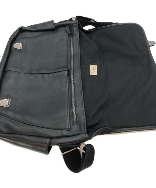 L.L.Bean（エルエルビーン）L.L.Bean (エルエルビーン) レザーメッセンジャーバッグ ブラックの古着・服飾アイテム