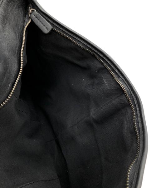 L.L.Bean（エルエルビーン）L.L.Bean (エルエルビーン) レザーメッセンジャーバッグ ブラックの古着・服飾アイテム