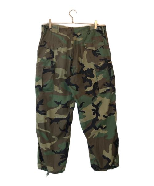 US ARMY（ユーエスアーミー）US ARMY (ユーエスアーミー) M-65 Trousers WOODLAND CAMO カーキ サイズ:MEDIUMME-SHORTの古着・服飾アイテム