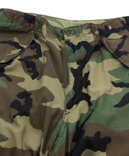 US ARMY（ユーエスアーミー）US ARMY (ユーエスアーミー) M-65 Trousers WOODLAND CAMO カーキ サイズ:MEDIUMME-SHORTの古着・服飾アイテム