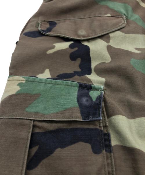 US ARMY（ユーエスアーミー）US ARMY (ユーエスアーミー) M-65 Trousers WOODLAND CAMO カーキ サイズ:MEDIUMME-SHORTの古着・服飾アイテム