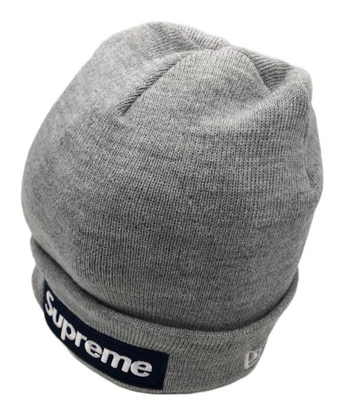 SUPREME（シュプリーム）Supreme (シュプリーム) New Era (ニューエラ) BOX LOGO BEANIE グレーの古着・服飾アイテム