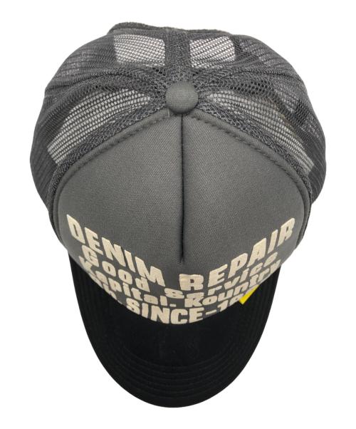 KAPITAL（キャピタル）KAPITAL (キャピタル) DENIM REPAIR トラッカーキャップ グレー サイズ:Fの古着・服飾アイテム