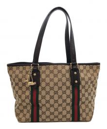 GUCCI（グッチ）の古着「GGキャンバストートバッグ」｜ブラウン