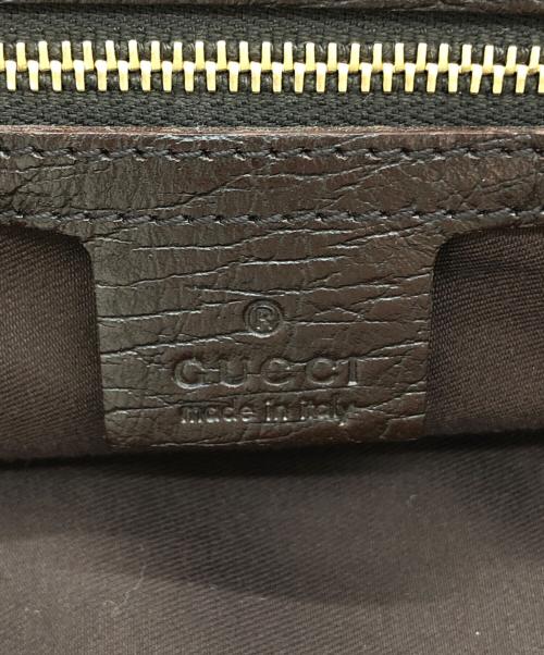 GUCCI（グッチ）GUCCI (グッチ) GGキャンバストートバッグ ブラウンの古着・服飾アイテム